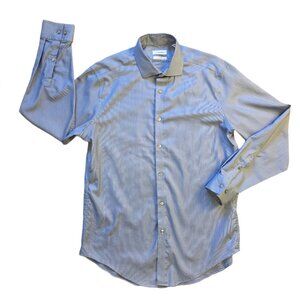 Calvin Klein Steel+ Slim Fit Stretch Dress Shirt - Men's 16, 32/33